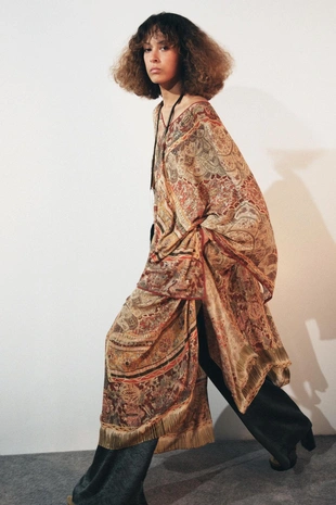 Платье-кафтан с узором пейсли — ZW COLLECTION- Заказать в России