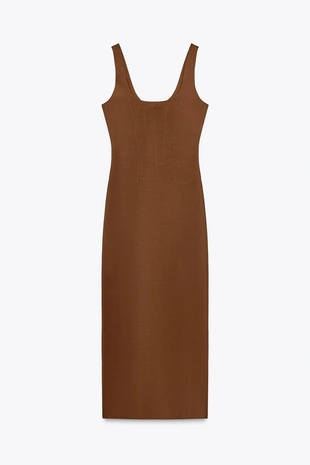 Моделирующее платье из смесового полиамида- Заказать в России