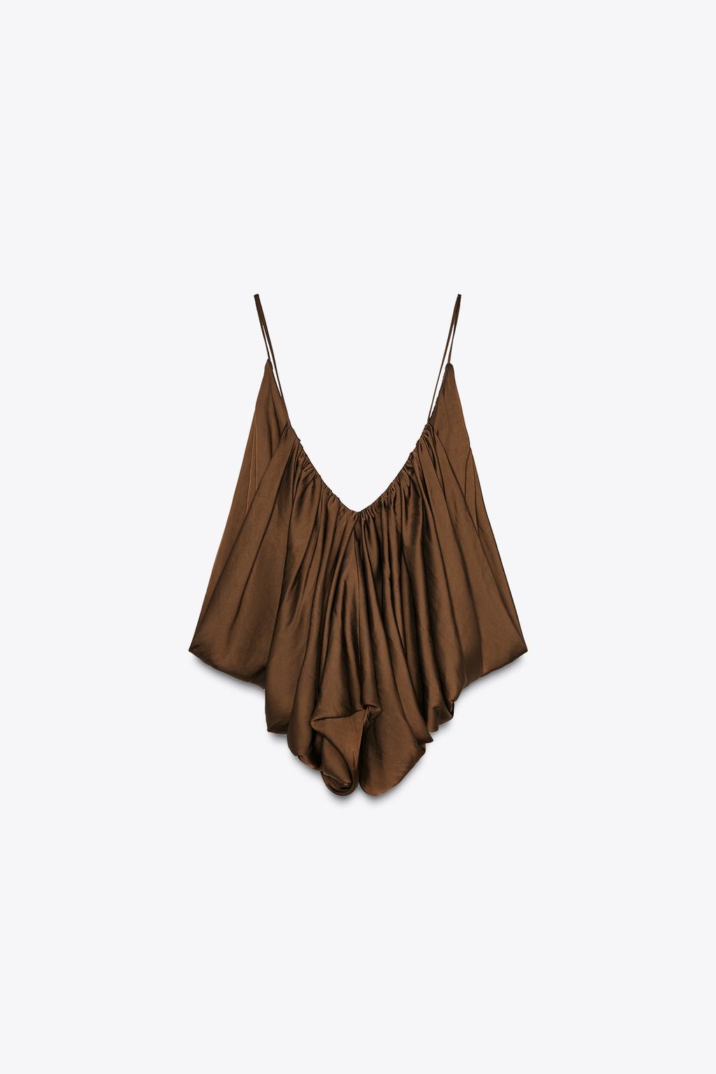 ТОП ИЗ АТЛАСА СО СБОРКАМИ ZW COLLECTION