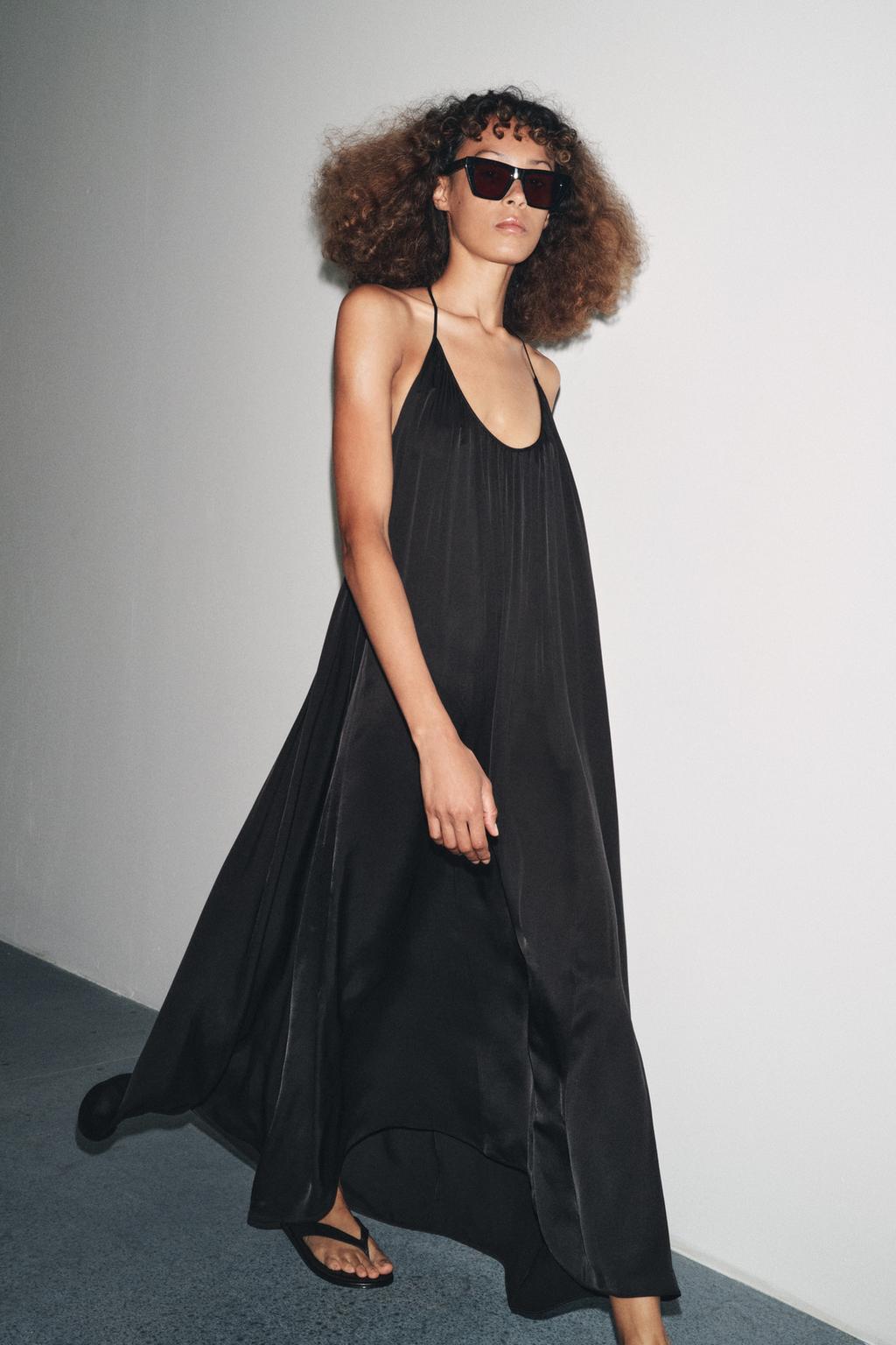 АТЛАСНОЕ ПЛАТЬЕ-КОМБИНАЦИЯ ZW COLLECTION