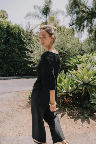 Топ-накидка из трикотажа с отделкой- Заказать в России