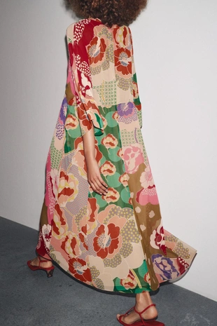 Платье с цветочным принтом — ZW COLLECTION- Заказать в России