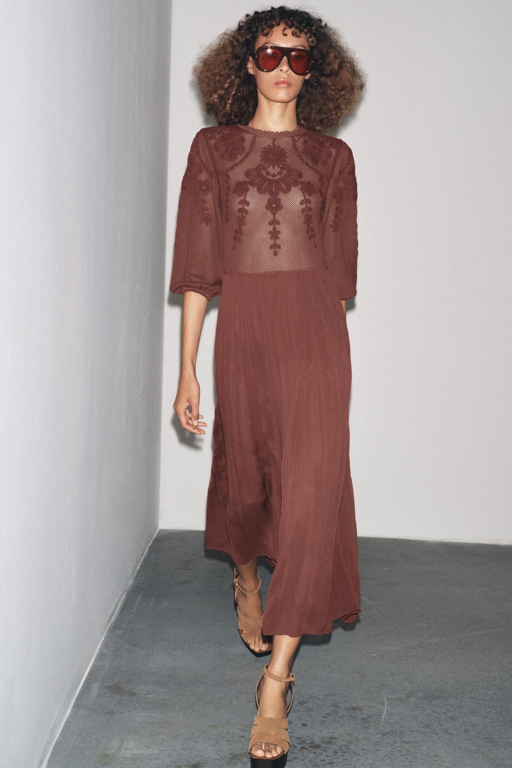 КОМБИНИРОВАННОЕ ПЛАТЬЕ — ZW COLLECTION