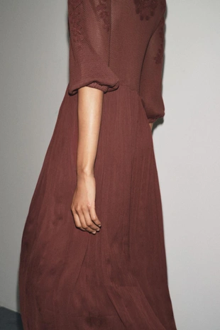 Комбинированное платье — ZW COLLECTION- Заказать в России