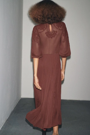 Комбинированное платье — ZW COLLECTION- Заказать в России