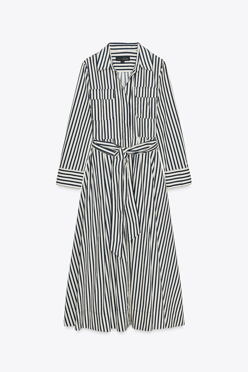 ПЛАТЬЕ-РУБАШКА В ПОЛОСКУ — ZW COLLECTION