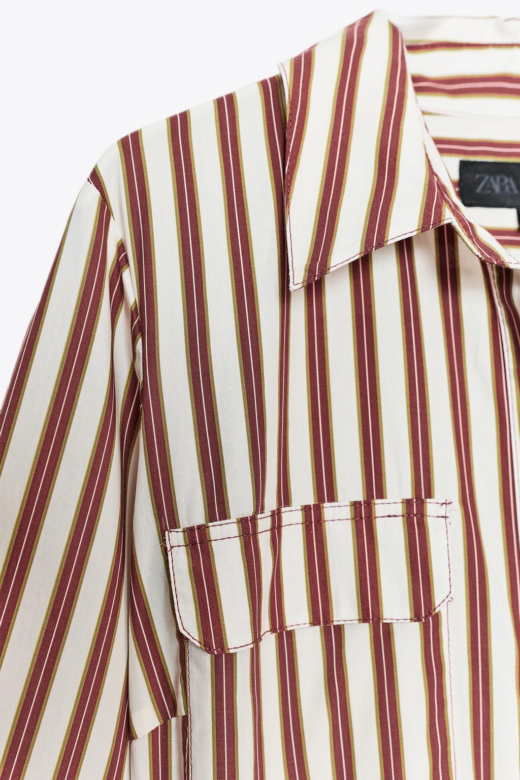ПЛАТЬЕ-РУБАШКА В ПОЛОСКУ — ZW COLLECTION