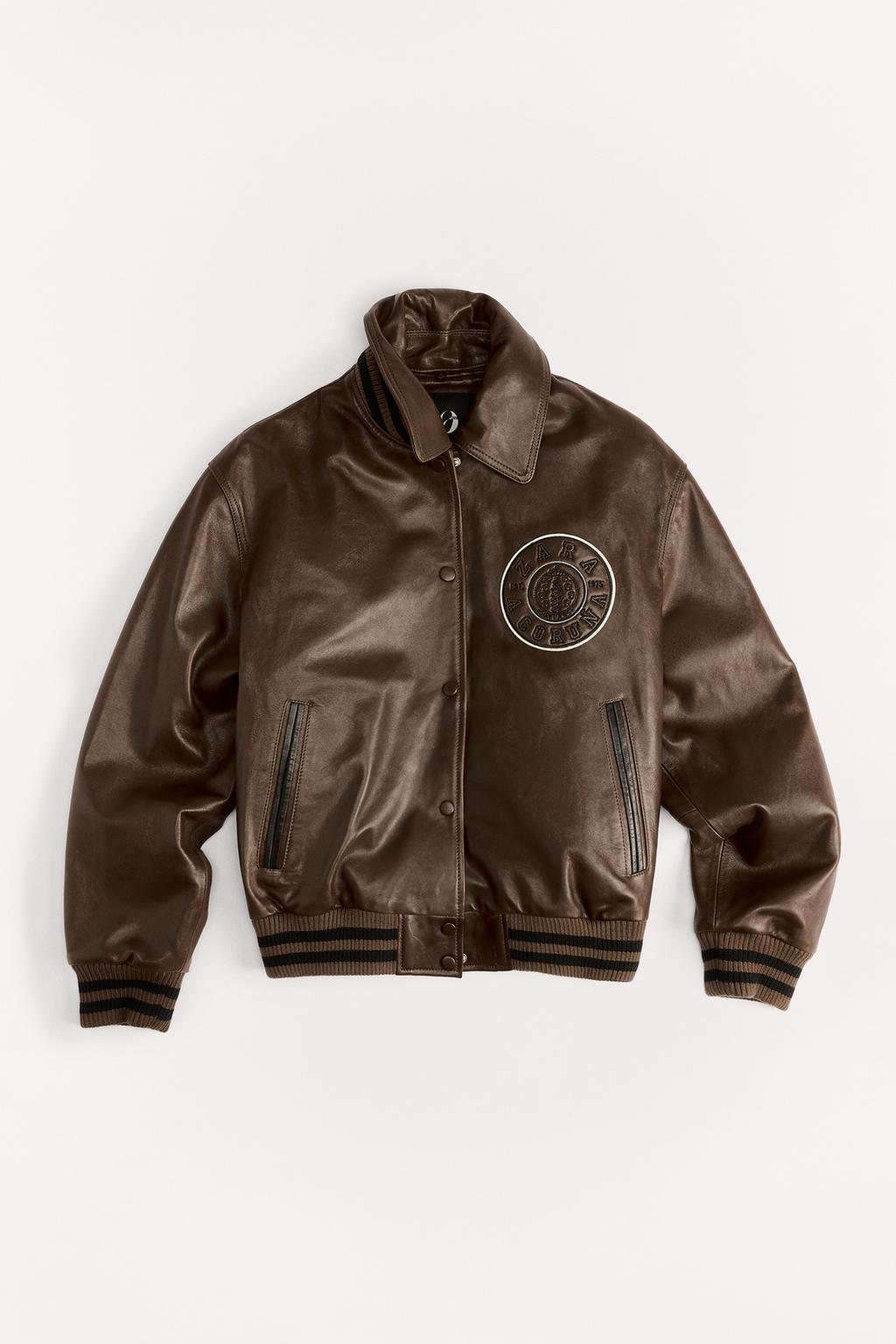 КОЖАНЫЙ БОМБЕР VARSITY 50TH ANNIVERSARY