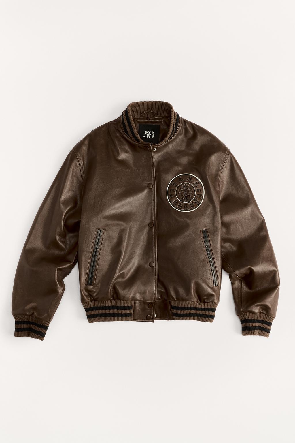 КОЖАНЫЙ БОМБЕР VARSITY 50TH ANNIVERSARY