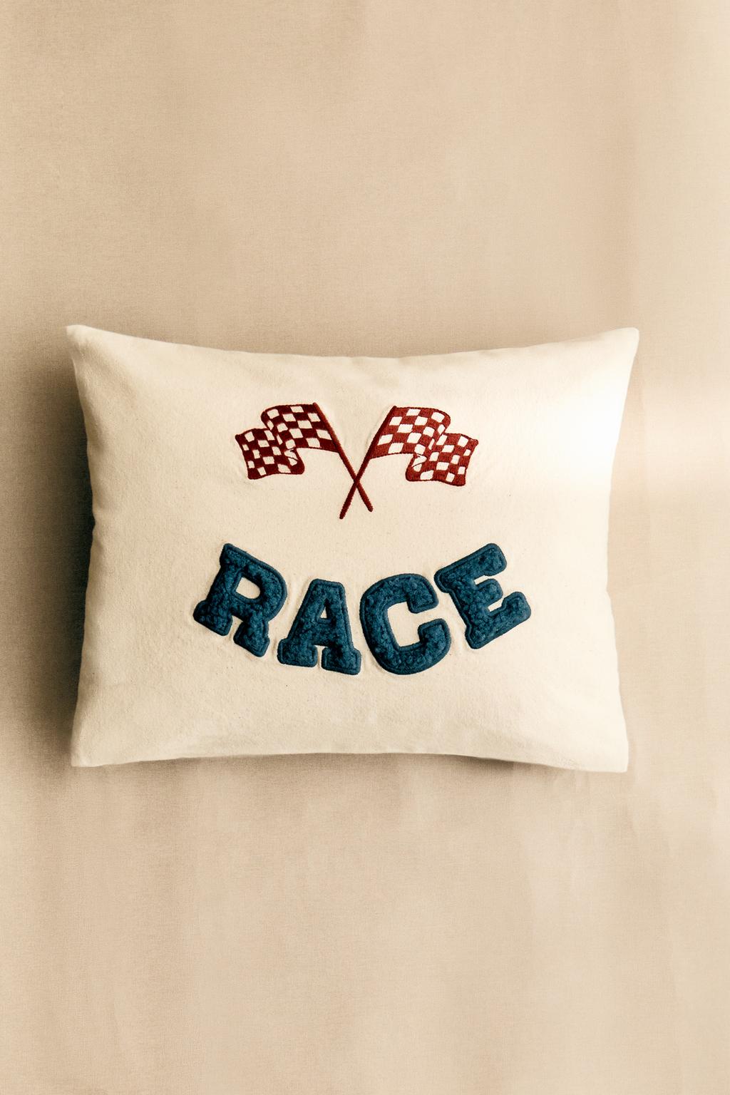 Детский чехол для подушки из хлопка race
