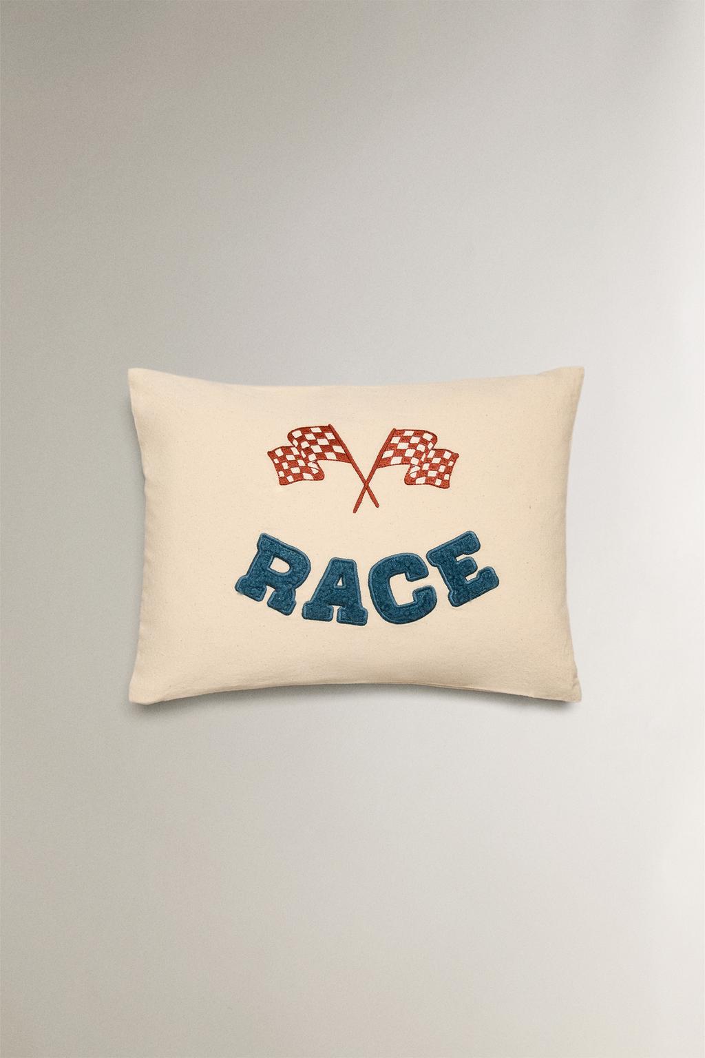Детский чехол для подушки из хлопка race