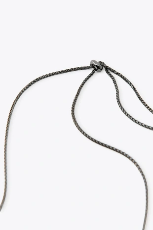 Ожерелье-каскад с металлическими деталями- Заказать в России