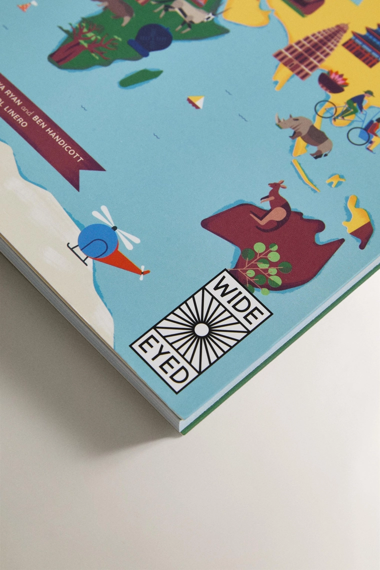 Детская книга 50 карт мира (на английском языке)