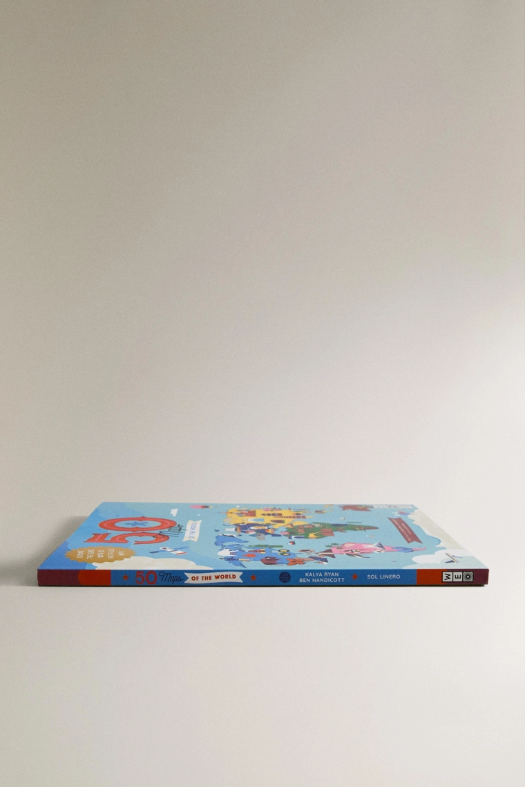 Детская книга 50 карт мира (на английском языке)