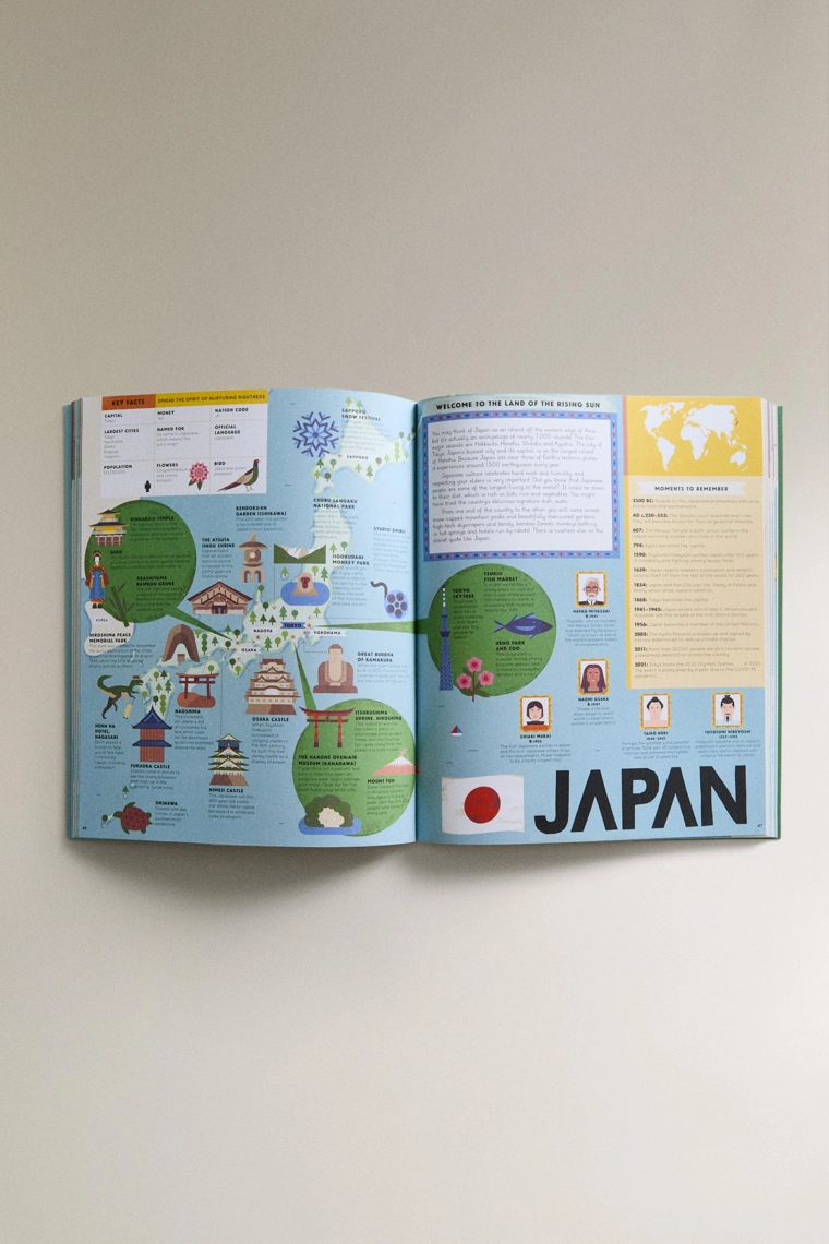 Детская книга 50 карт мира (на английском языке)