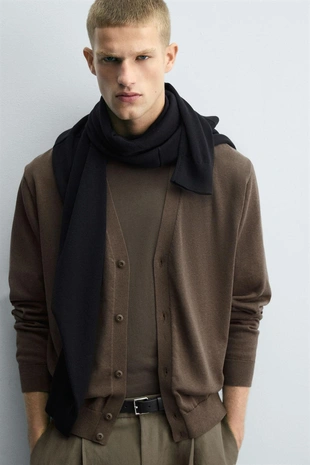 Кардиган структурной вязки- Заказать в России