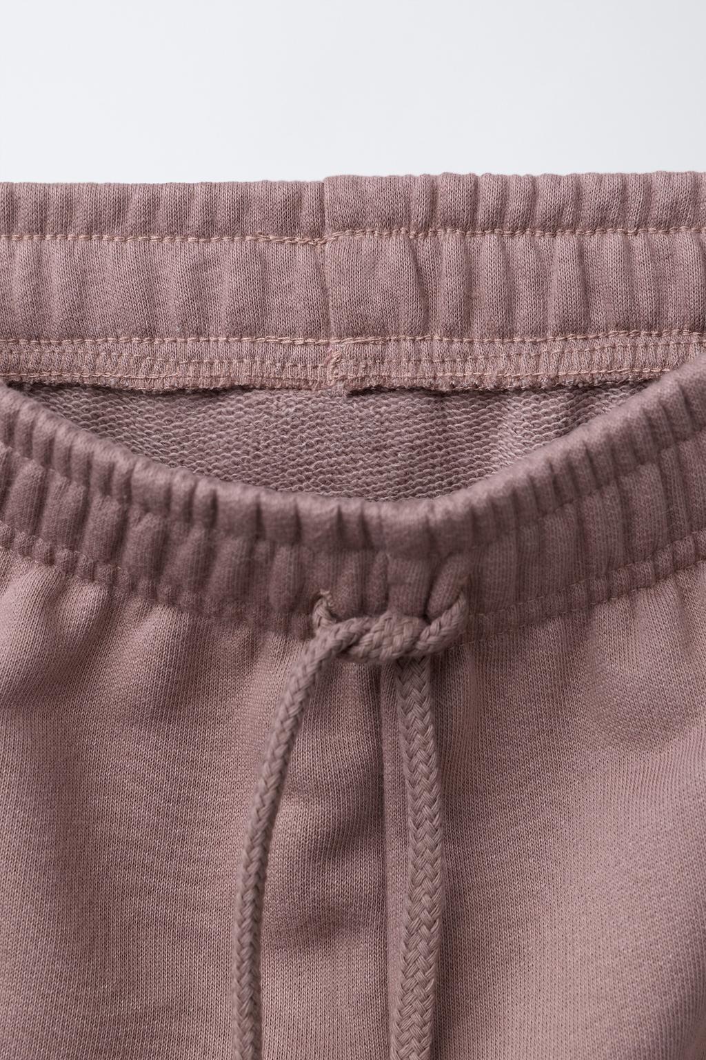 СПОРТИВНЫЕ БРЮКИ WIDE LEG ИЗ МЯГКОЙ ТКАНИ