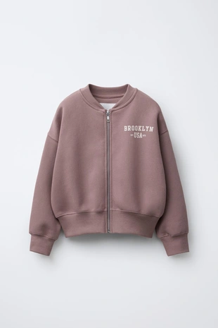 Бомбер из флиса JOGGING- Заказать в России