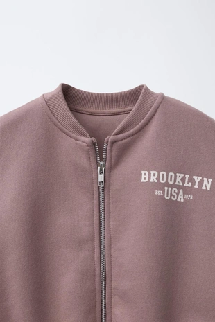 Бомбер из флиса JOGGING- Заказать в России