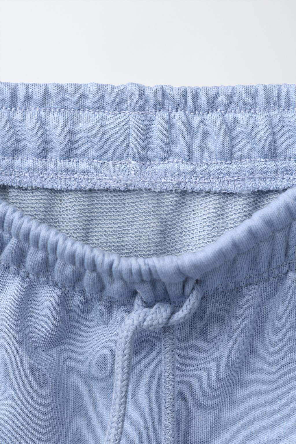 СПОРТИВНЫЕ БРЮКИ WIDE LEG ИЗ МЯГКОЙ ТКАНИ