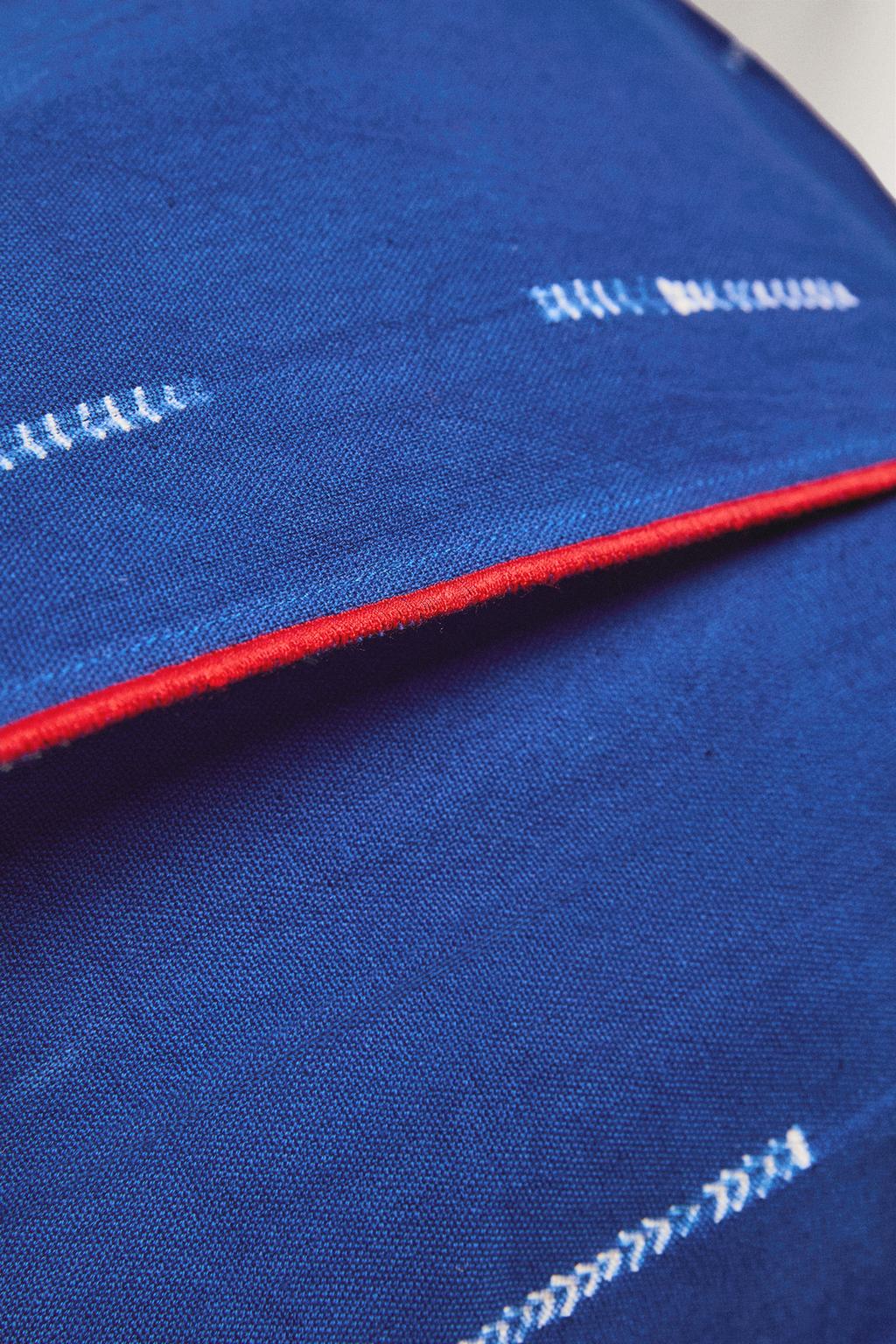 Чехол подушки tie-dye cotton x tensira