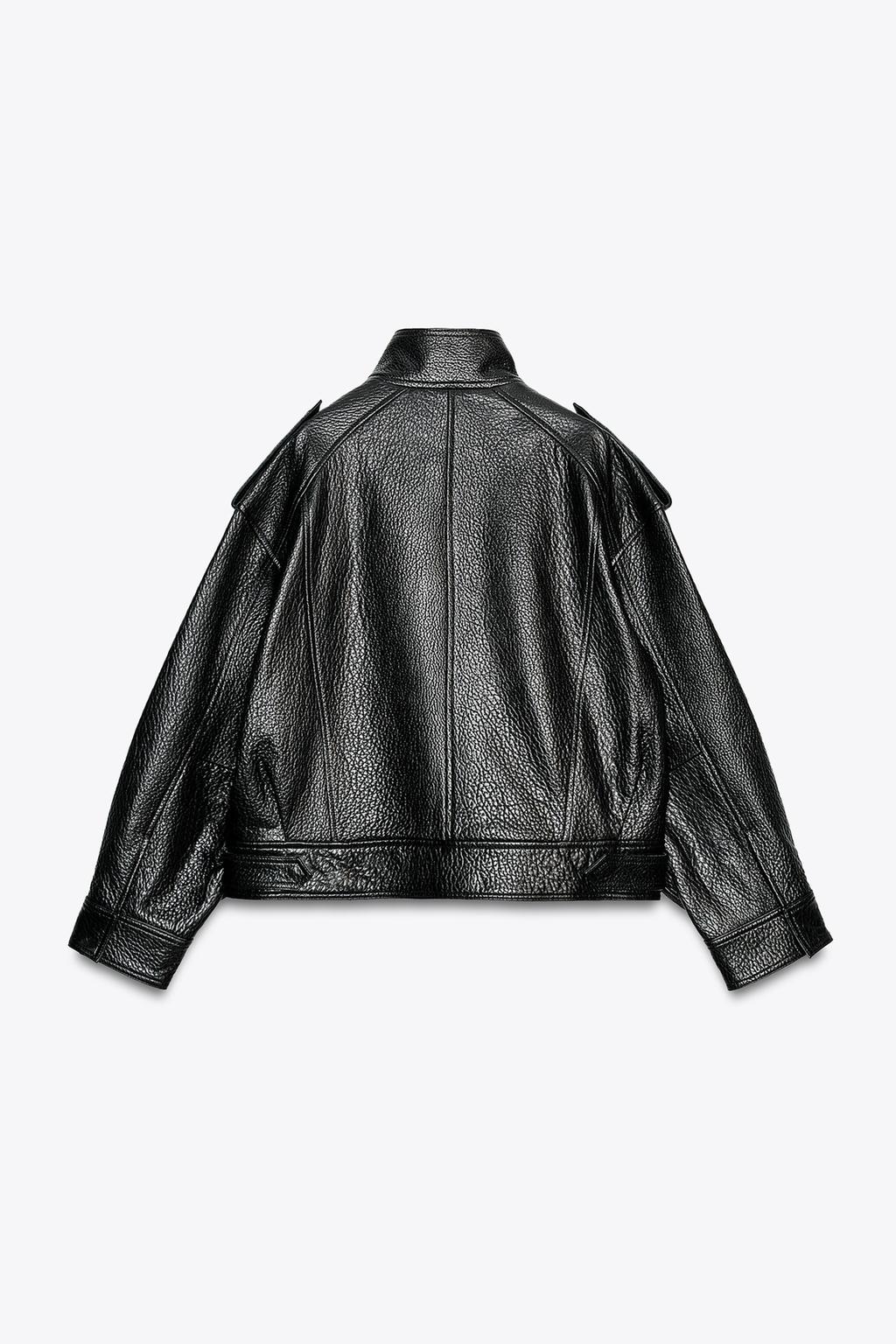 КУРТКА-БОМБЕР ИЗ КОЖИ — ZW COLLECTION LIMITED EDITION