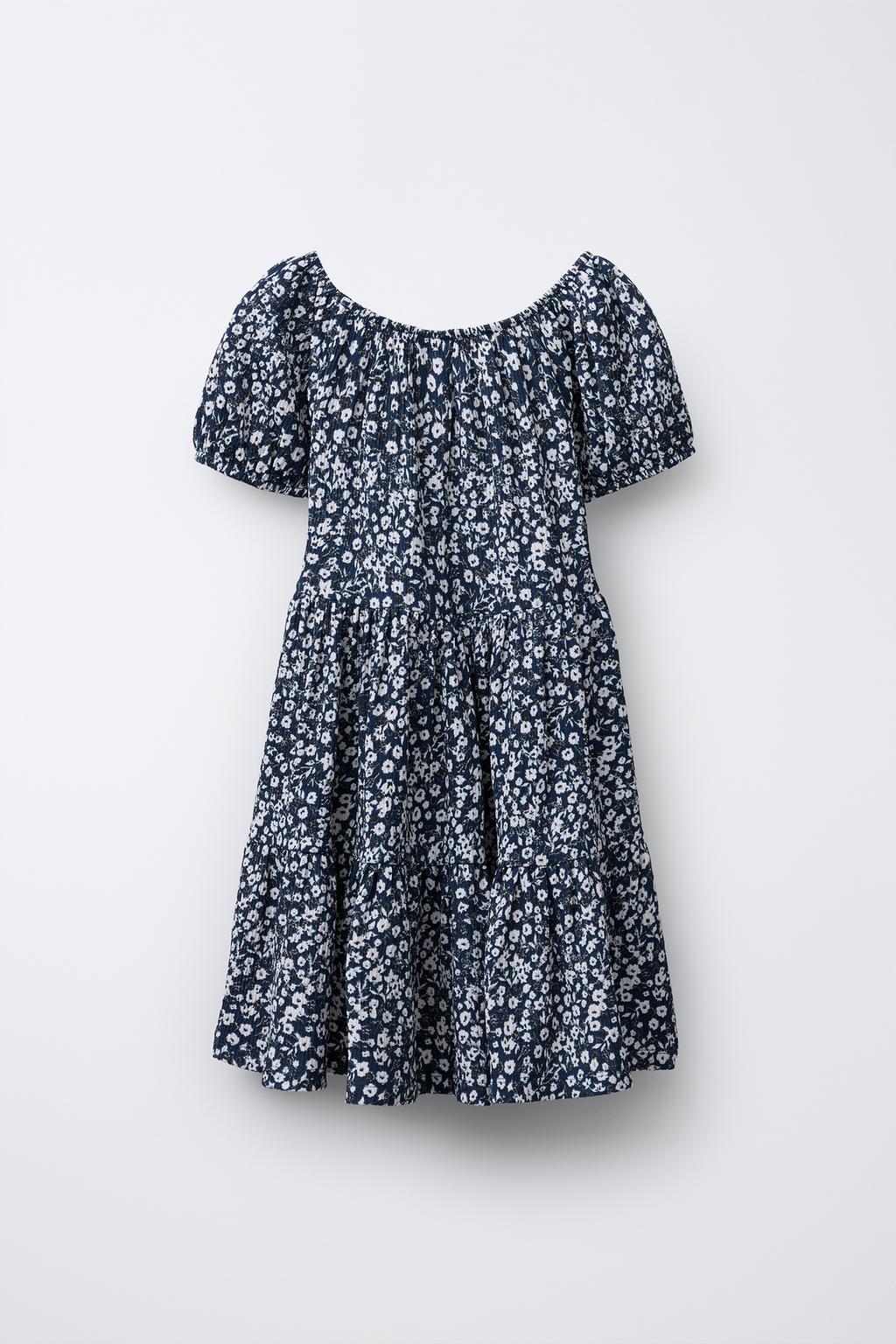 ПЛАТЬЕ С ЦВЕТОЧНЫМ ПРИНТОМ И ВСТАВКАМИ