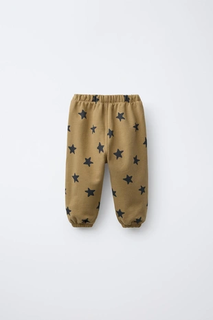 Брюки-джоггеры с принтом- Заказать в России