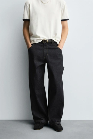 Джинсы-карпентер BAGGY FIT- Заказать в России