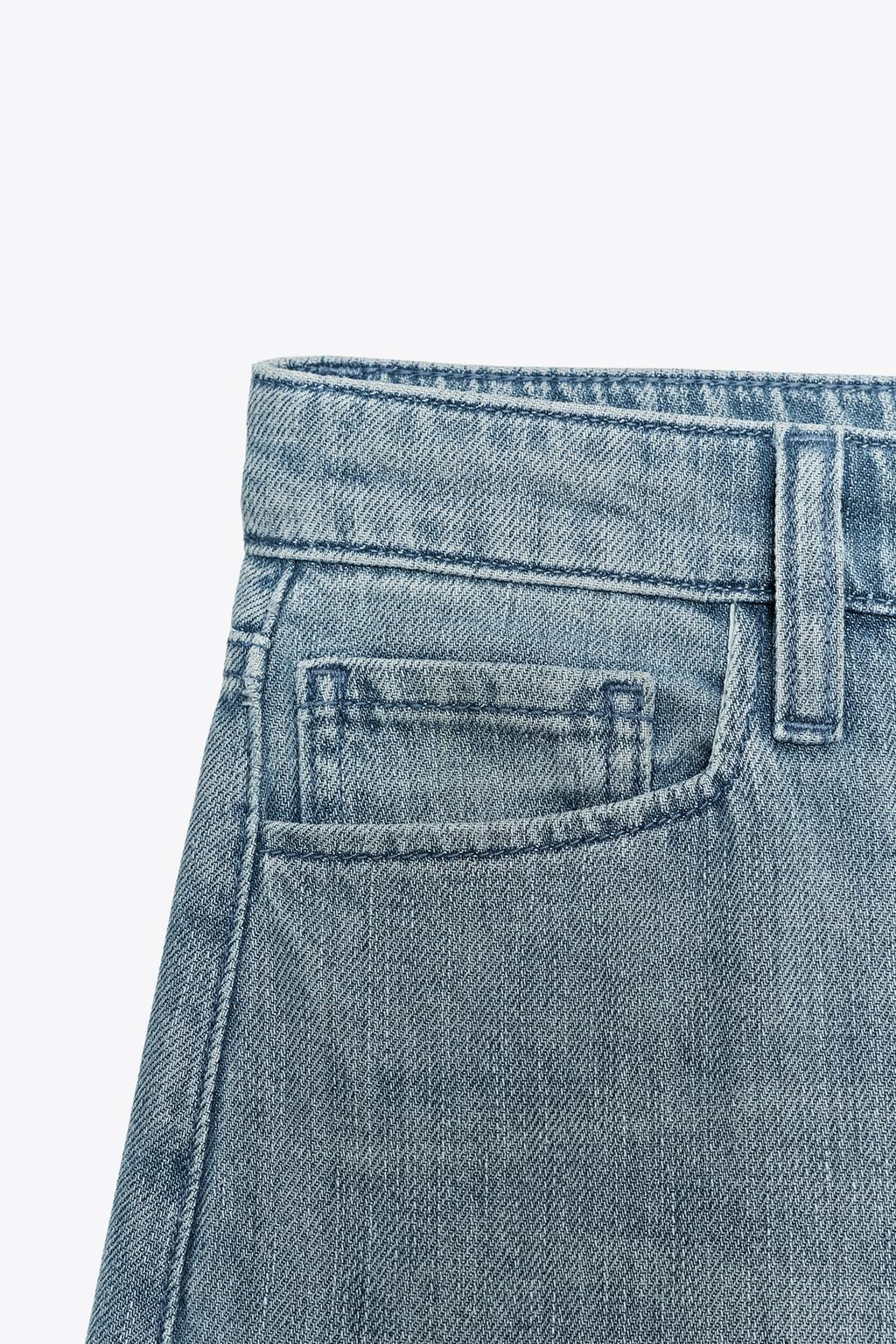 ДЖИНСЫ BAGGY С ВЫСОКОЙ ПОСАДКОЙ — ZW COLLECTION