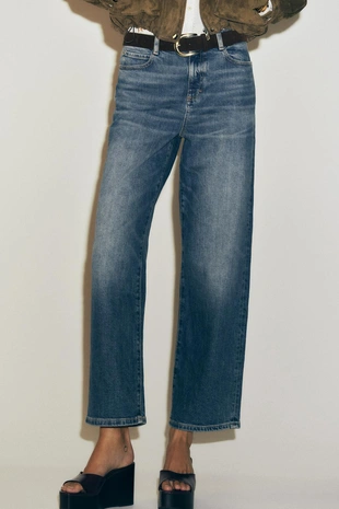 Купить Zara Джинсы Z1975 STRAIGHT LOOSE со средней посадкой