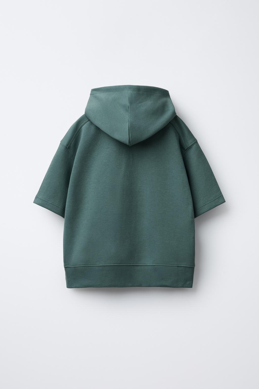 INTERLOCK SHORT SLEEVE HOODIE AND BERMUDA SHORTS SET