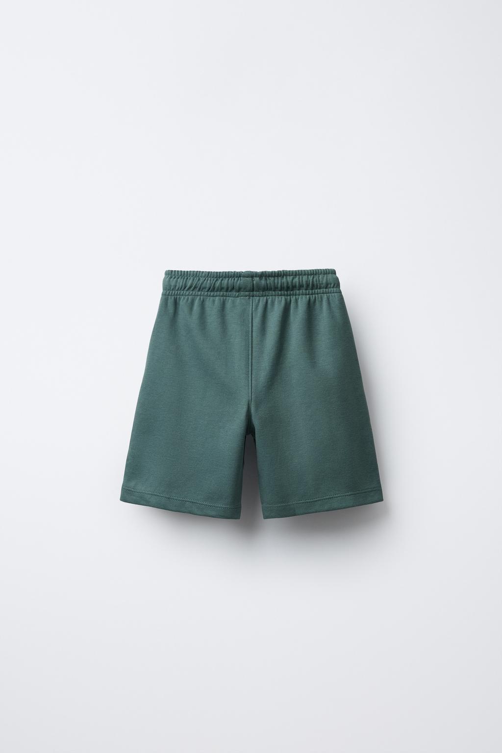 INTERLOCK SHORT SLEEVE HOODIE AND BERMUDA SHORTS SET
