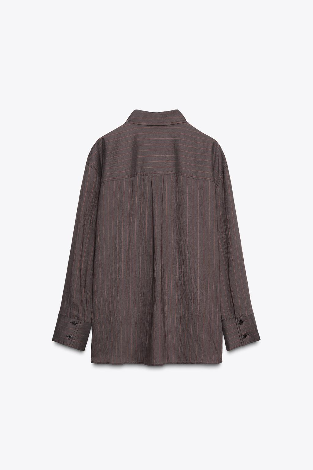 РУБАШКА ОВЕРСАЙЗ В ПОЛОСКУ — ZW COLLECTION