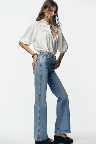 Блуза из крепа с защипами- Заказать в России