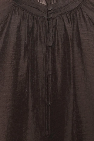 Полупрозрачная блуза с рукавами-буфами- Заказать в России