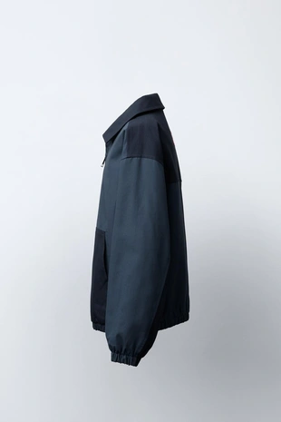 Куртка из саржи в стиле колор-блок- Заказать в России