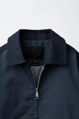 Куртка из саржи в стиле колор-блок- Заказать в России