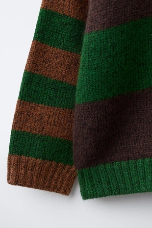 Трикотажное поло в полоску- Заказать в России