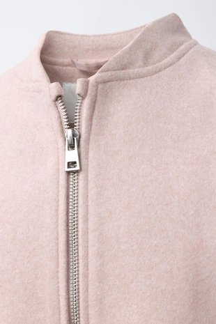 Мягкая куртка-бомбер- Заказать в России