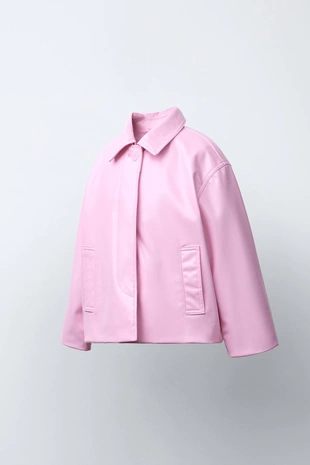 Куртка из искусственной кожи