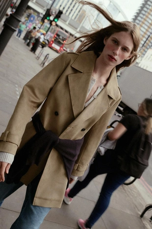 Тренч под замшу- Заказать в России