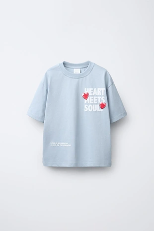 Футболка с рельефным принтом- Заказать в России