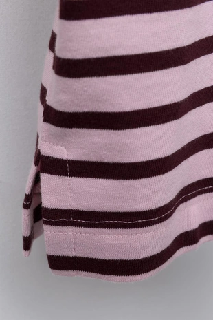 Футболка в полоску с нашивкой «сердце»- Заказать в России