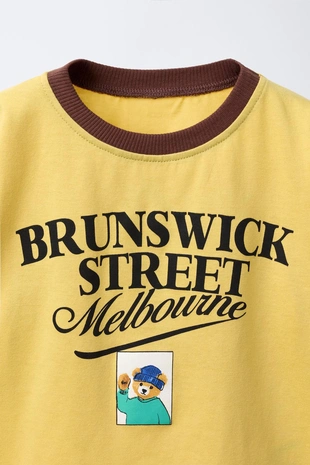 Футболка с принтом «медведь»- Заказать в России