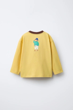 Футболка с принтом медведя- Заказать в России