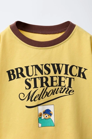 Футболка с принтом медведя- Заказать в России