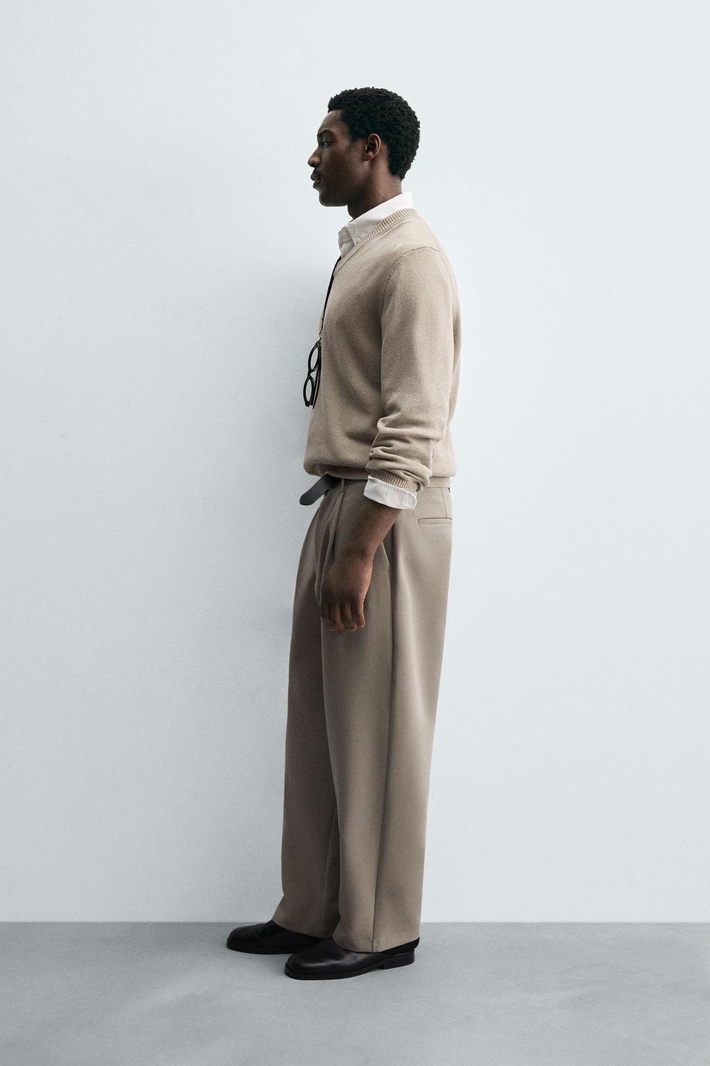 БРЮКИ RELAXED FIT СО СКЛАДКАМИ
