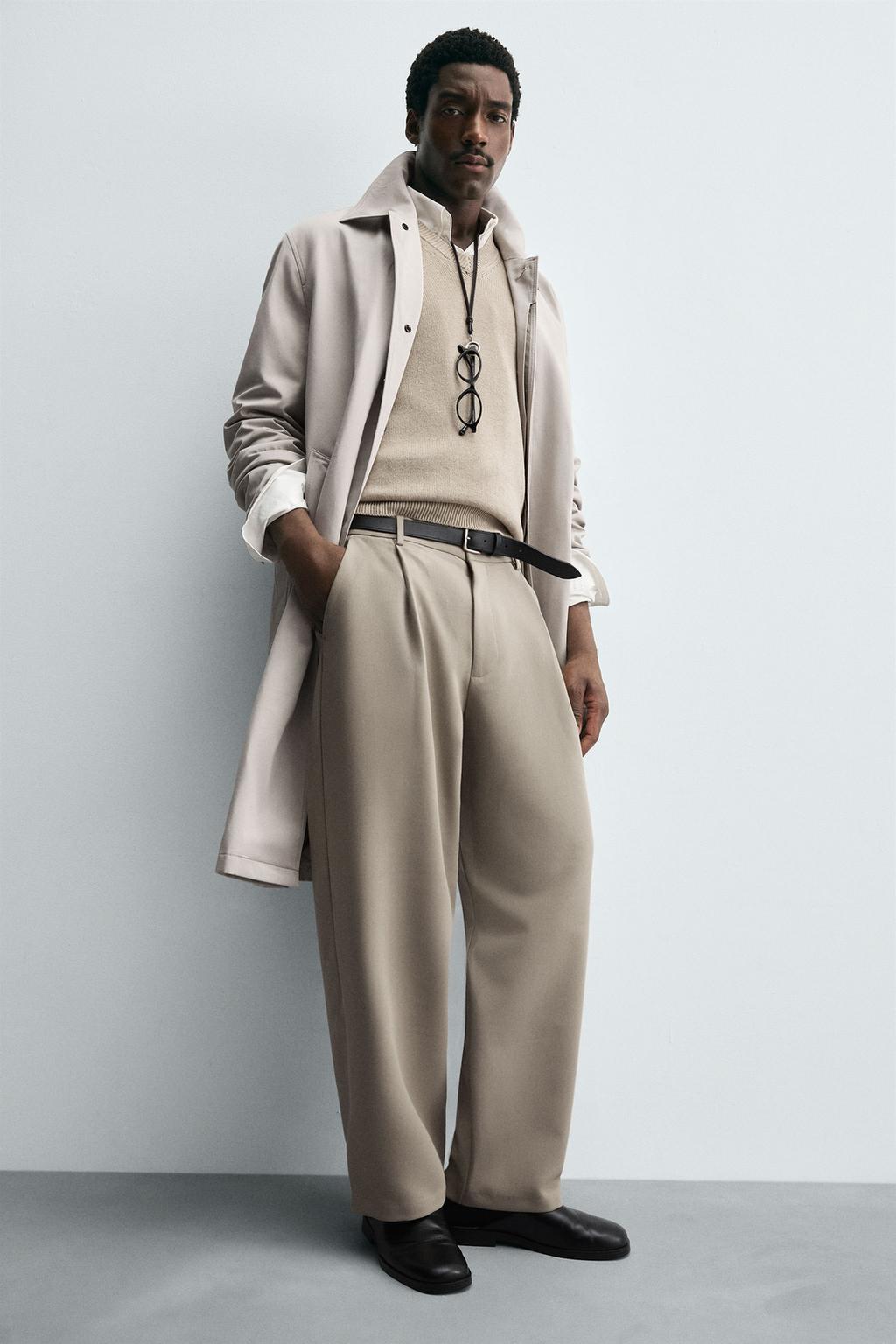 БРЮКИ RELAXED FIT СО СКЛАДКАМИ
