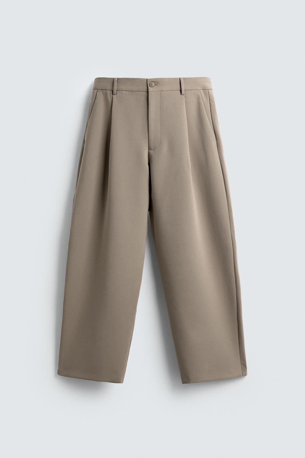 БРЮКИ RELAXED FIT СО СКЛАДКАМИ